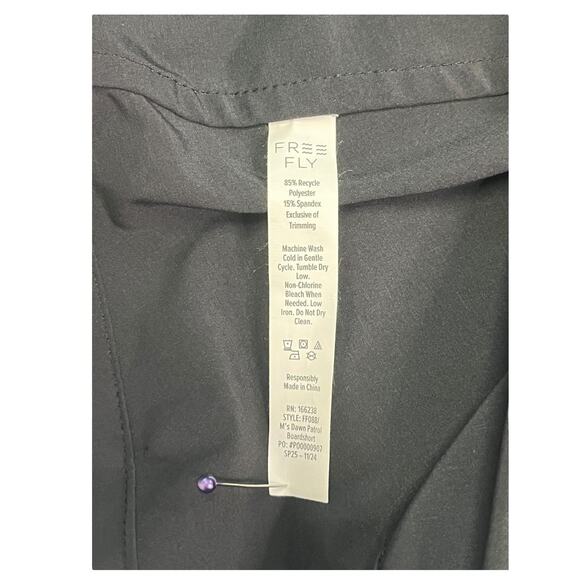 Free Fly Boardshorts Mens 36 Black Comfort On Ms Dawn Patrol Quick Dry Outdoor - Picture 6 of 15